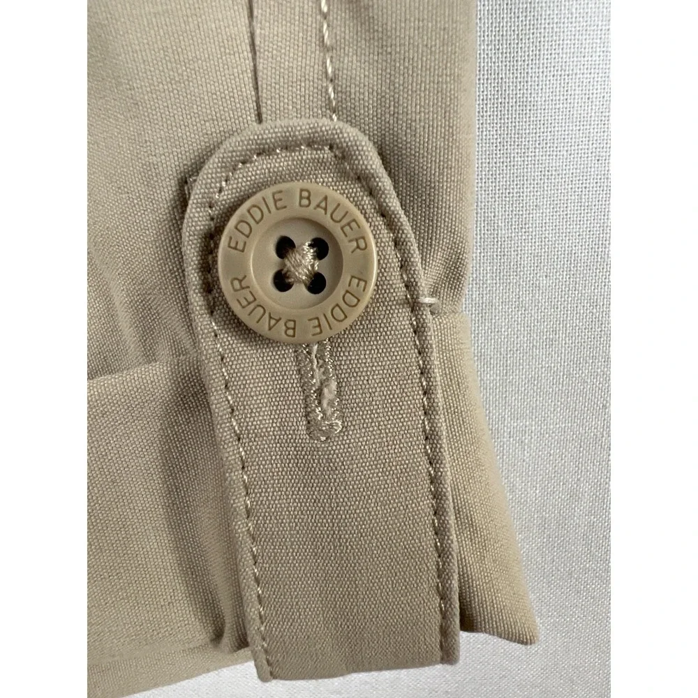 Eddie Bauer Horizon Shorts Womens 6 Khaki Tan Roll Tab Hiking Utility